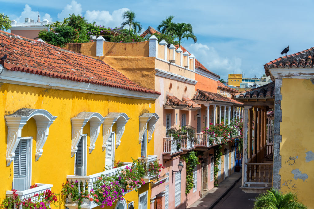 Historic Center of Cartagena, Colombia jigsaw puzzle in Street View puzzles on TheJigsawPuzzles.com