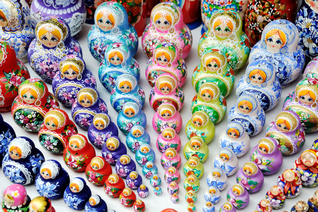 Matryoshka Russian Nesting Dolls jigsaw puzzle in Handmade puzzles on TheJigsawPuzzles.com