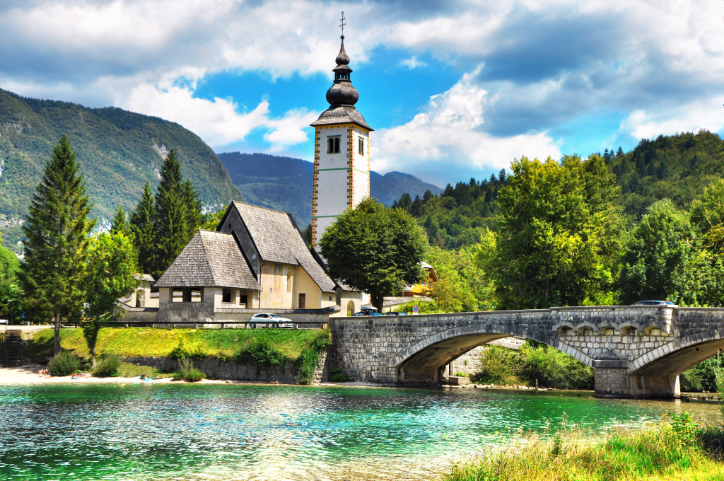 Triglav National Park, Julian Alps, Slovenia jigsaw puzzle in Bridges puzzles on TheJigsawPuzzles.com