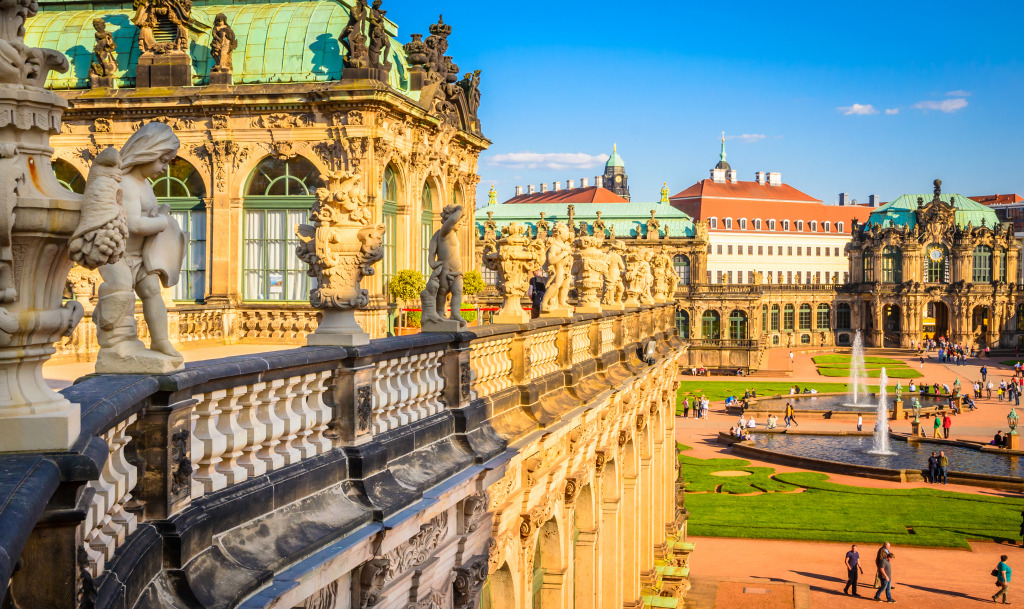 Zwinger Palace, Dresden, Germany jigsaw puzzle in Castles puzzles on TheJigsawPuzzles.com
