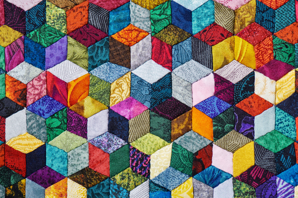 Diamond Quilt jigsaw puzzle in Handmade puzzles on TheJigsawPuzzles.com