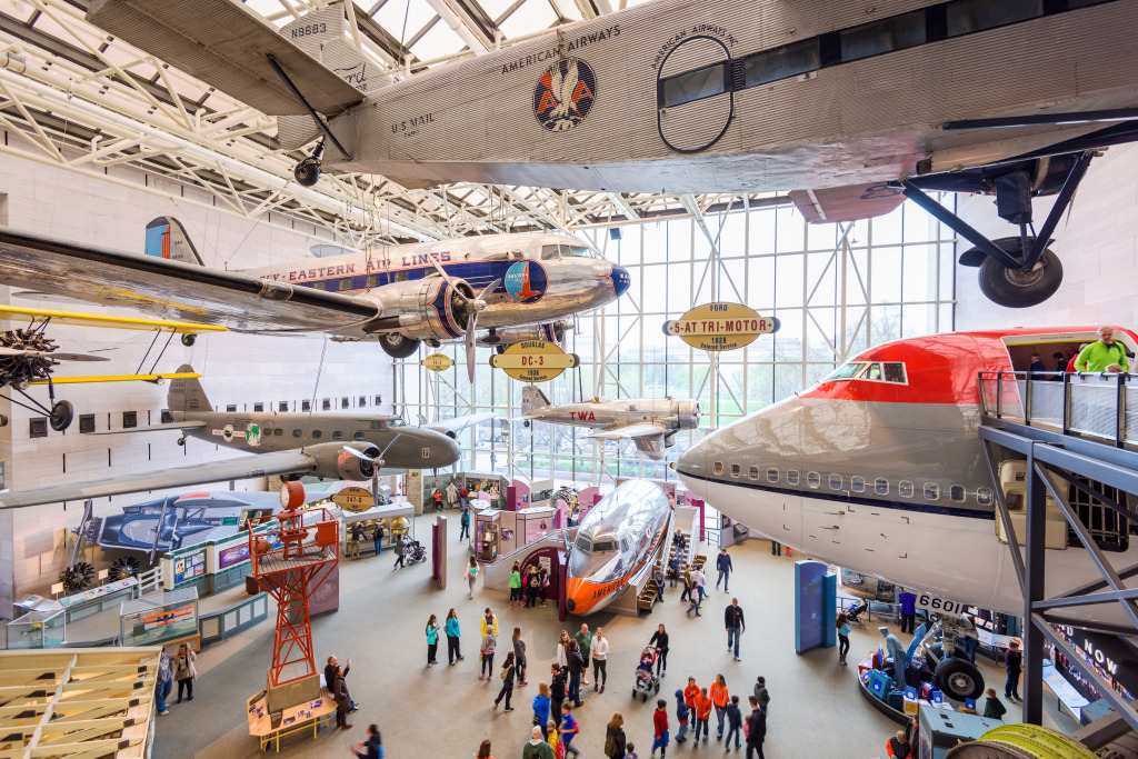 National Air and Space Museum, Washington DC jigsaw puzzle in Aviation puzzles on TheJigsawPuzzles.com