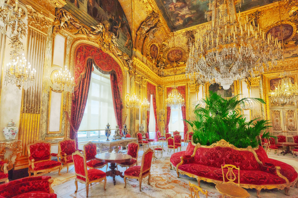 Apartments of Napoleon III, Louvre jigsaw puzzle in Castles puzzles on TheJigsawPuzzles.com