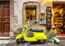 Lime Vespa, Pitigliano, Italy