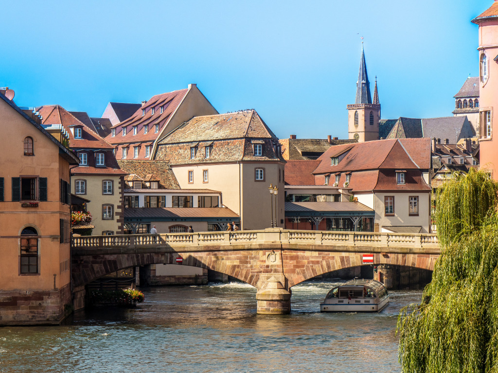 Strasbourg, France jigsaw puzzle in Bridges puzzles on TheJigsawPuzzles.com