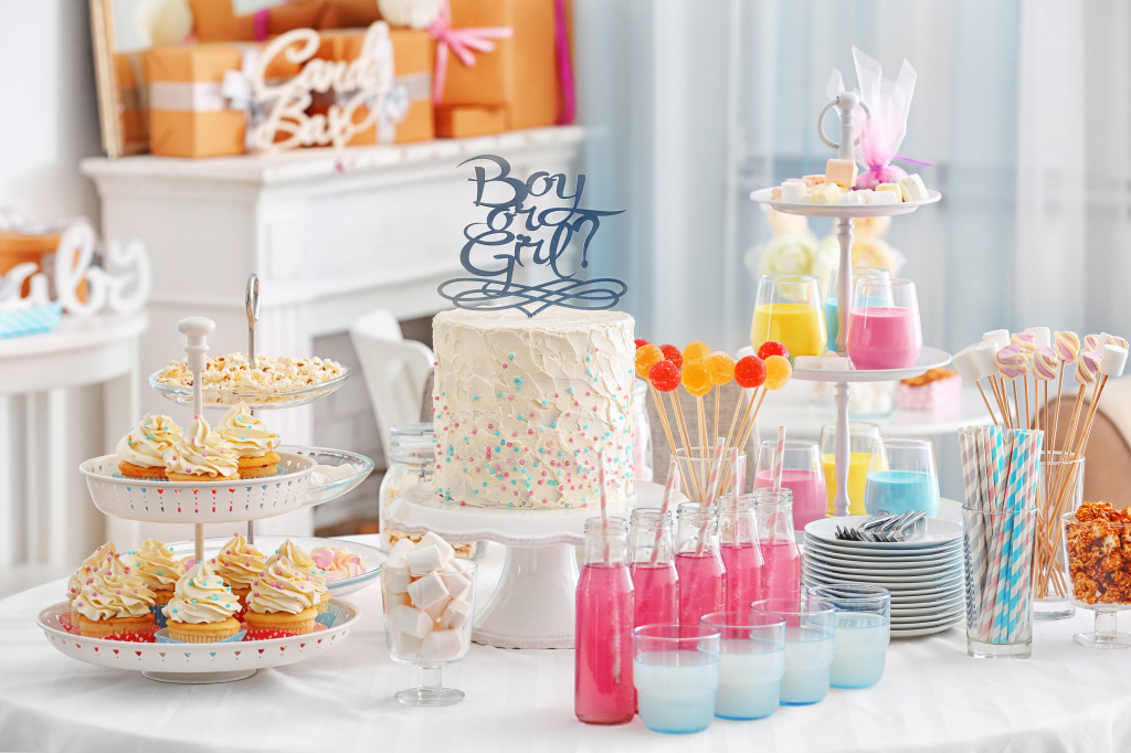 Baby Shower Party jigsaw puzzle in Food & Bakery puzzles on TheJigsawPuzzles.com