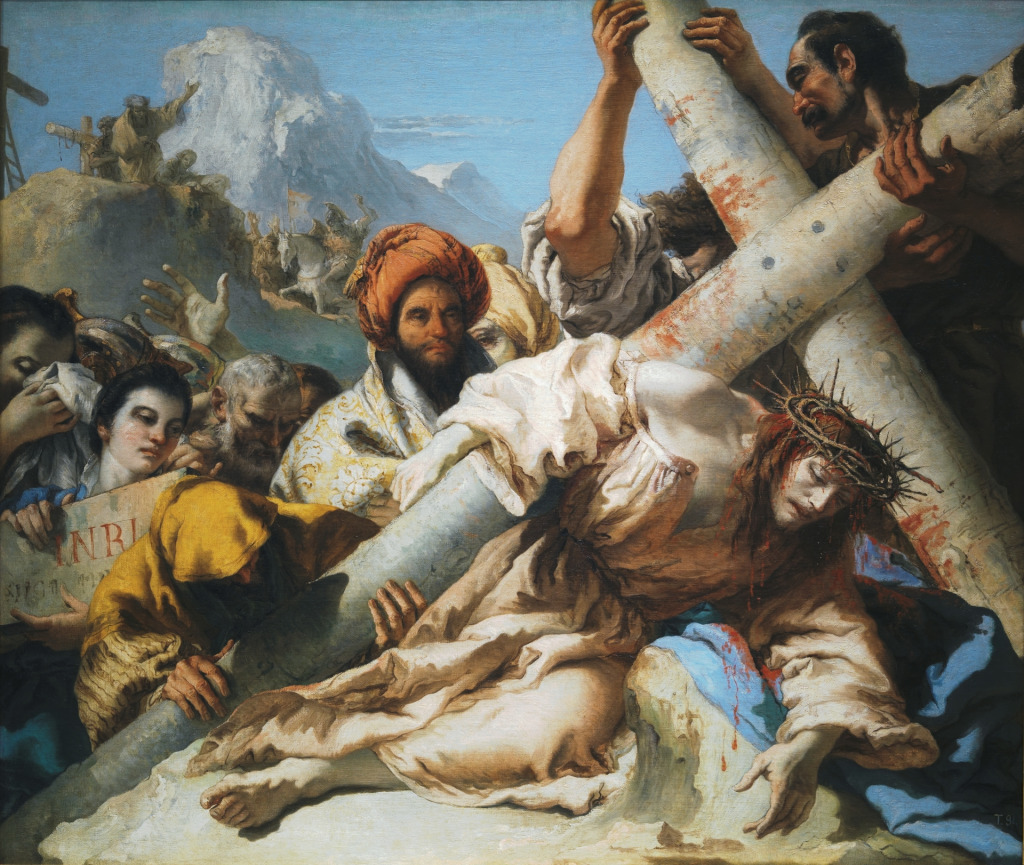 Christ Falls on the Way to Calvary jigsaw puzzle in Piece of Art puzzles on TheJigsawPuzzles.com