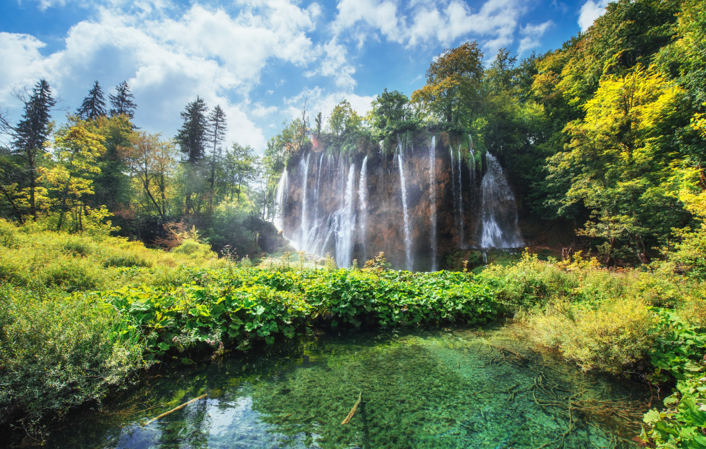 Plitvice Lakes National Park, Croatia jigsaw puzzle in Waterfalls puzzles on TheJigsawPuzzles.com