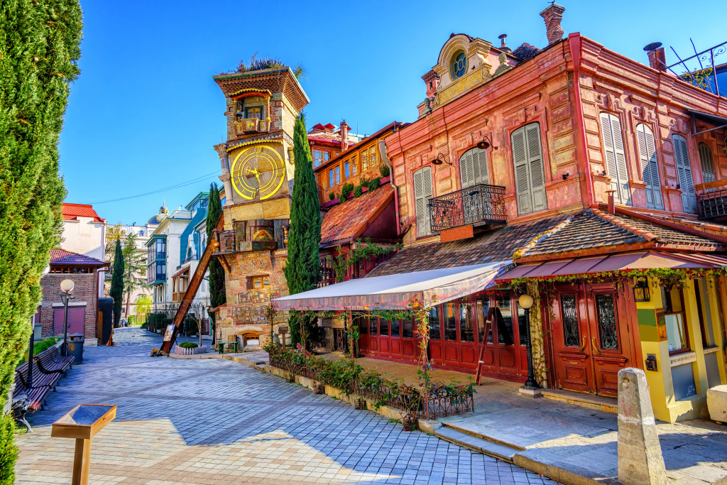 The Old Town of Tbilisi, Georgia jigsaw puzzle in Street View puzzles on TheJigsawPuzzles.com