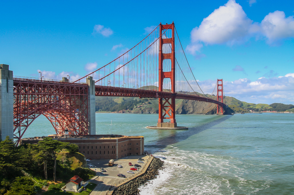 Golden Gate Bridge in San Francisco jigsaw puzzle in Bridges puzzles on TheJigsawPuzzles.com