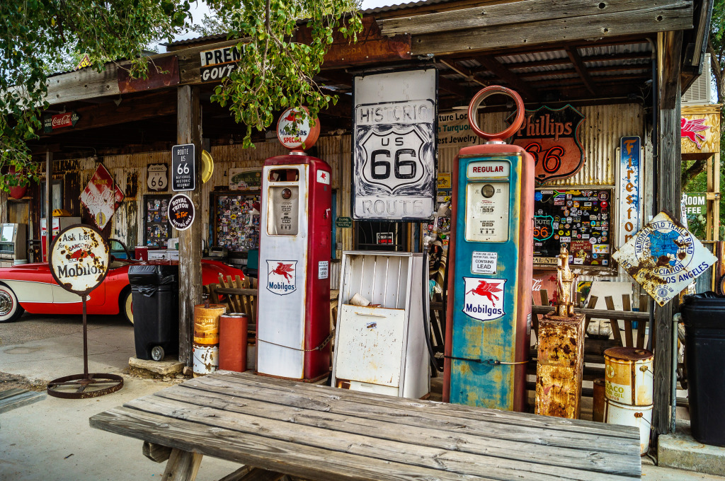 Route 66, Seligman, Arizona jigsaw puzzle in Puzzle of the Day puzzles on TheJigsawPuzzles.com