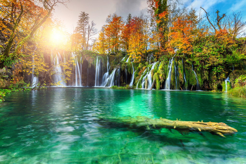 Plitvice Lakes National Park, Croatia jigsaw puzzle in Waterfalls puzzles on TheJigsawPuzzles.com