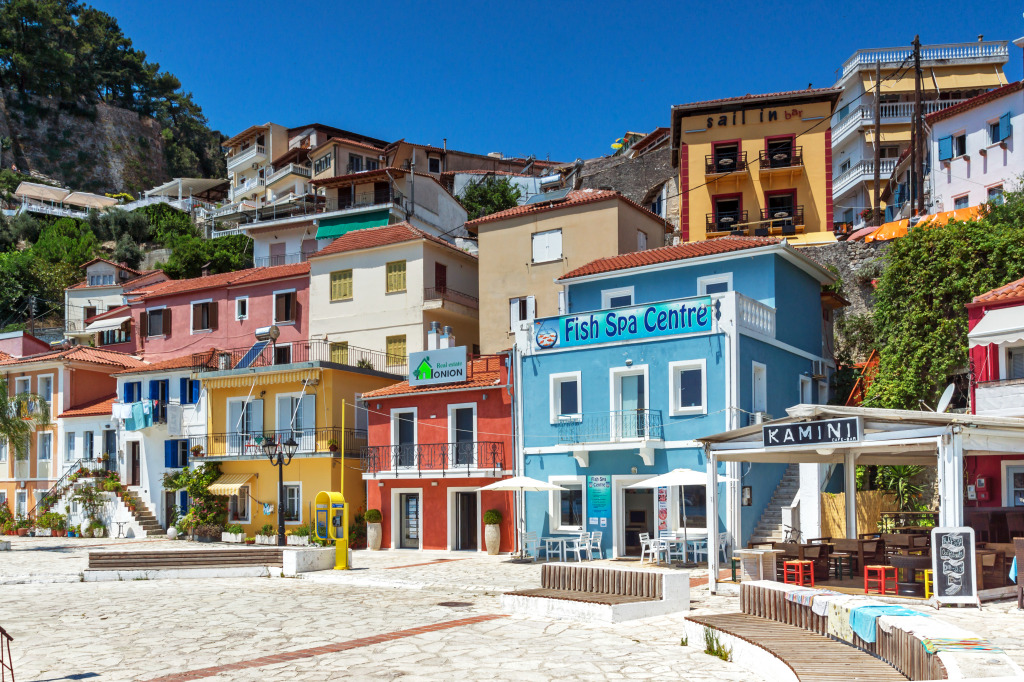 Town of Parga, Epirus, Greece jigsaw puzzle in Street View puzzles on TheJigsawPuzzles.com