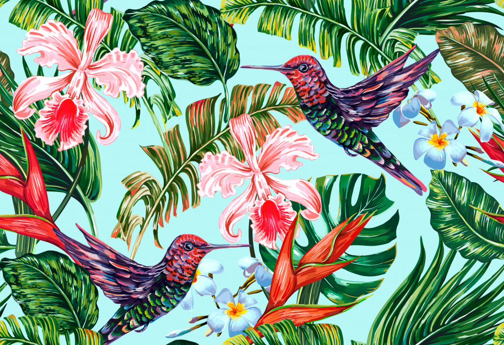 Tropical Birds jigsaw puzzle in Animals puzzles on TheJigsawPuzzles.com