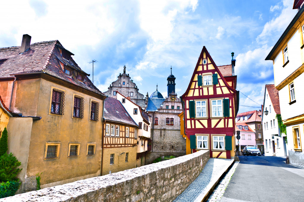 Medieval Village of Marktbreit, Germany jigsaw puzzle in Bridges puzzles on TheJigsawPuzzles.com