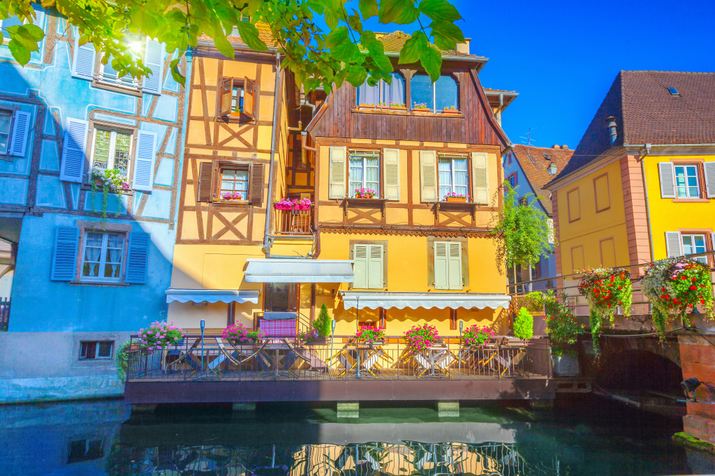 Town of Colmar, France jigsaw puzzle in Puzzle of the Day puzzles on TheJigsawPuzzles.com