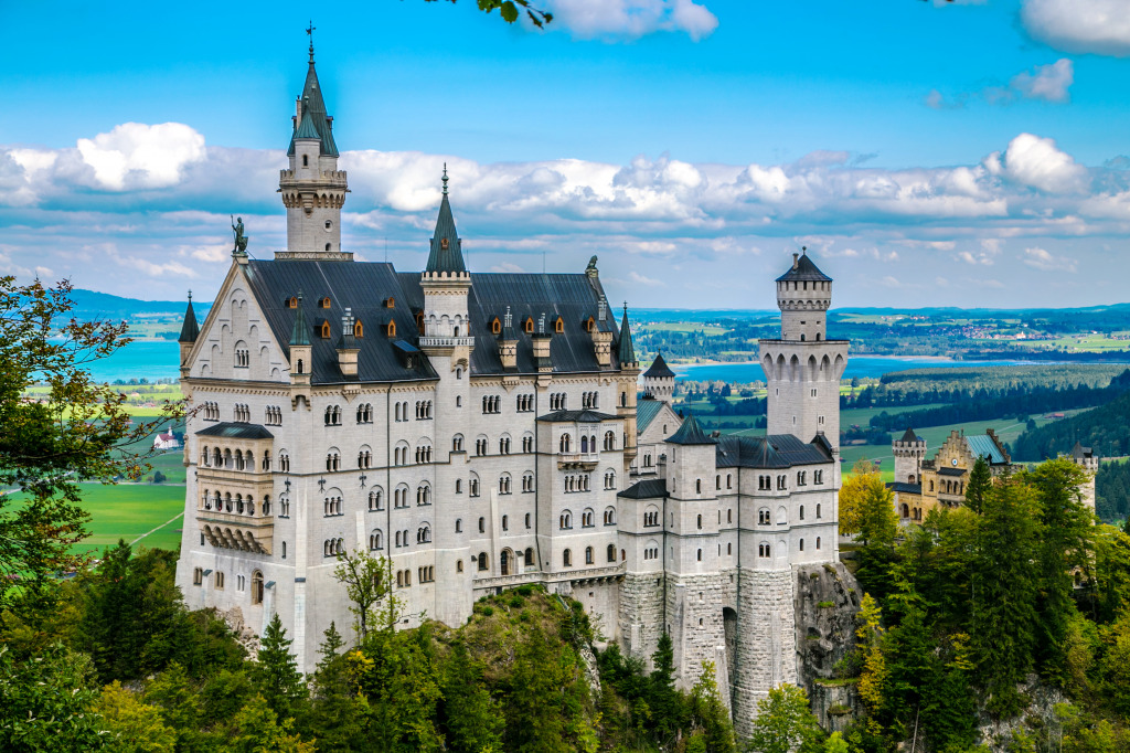 Neuschwanstein Castle, Germany jigsaw puzzle in Castles puzzles on TheJigsawPuzzles.com