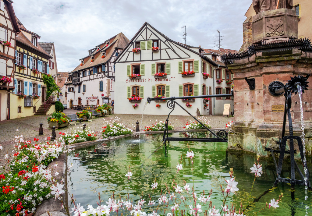 Eguisheim, France jigsaw puzzle in Waterfalls puzzles on TheJigsawPuzzles.com