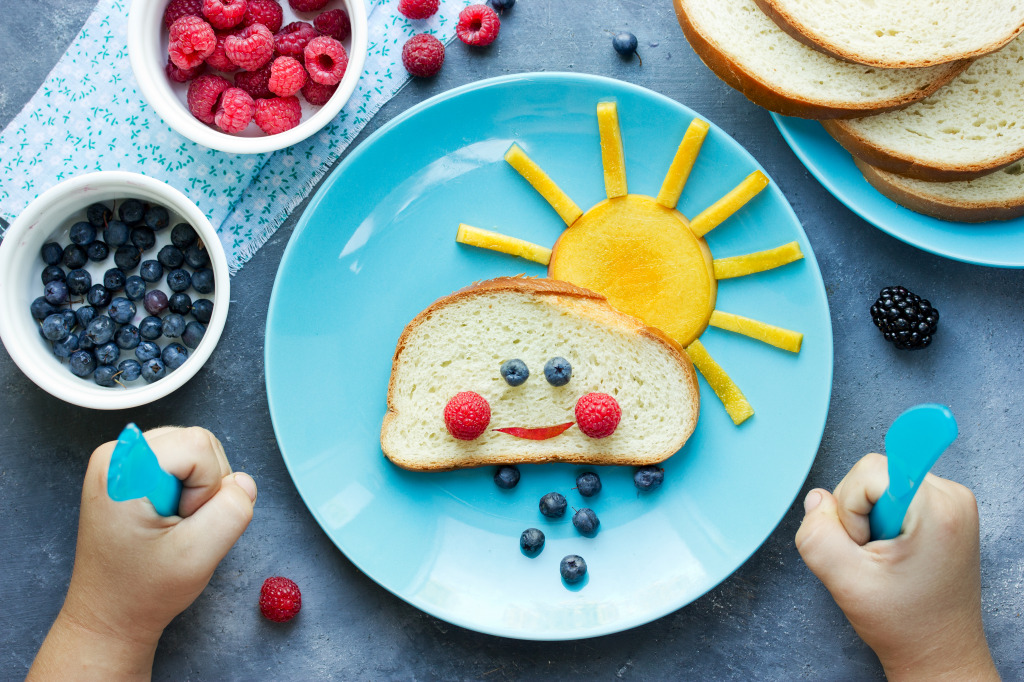 Kids Breakfast jigsaw puzzle in Food & Bakery puzzles on TheJigsawPuzzles.com