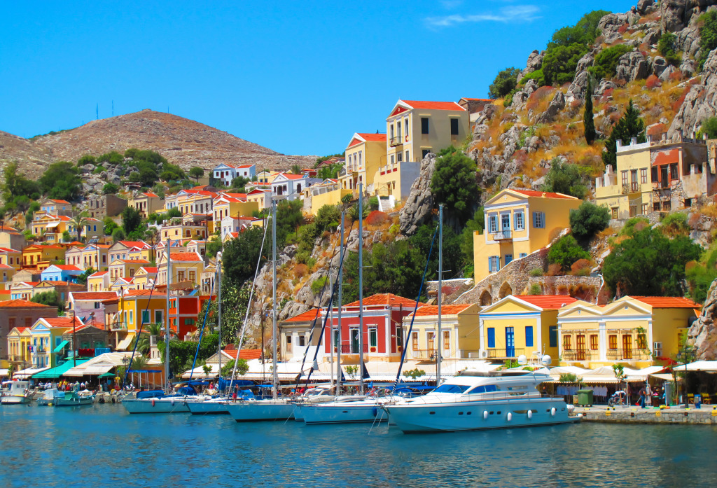 Greek Island Simi jigsaw puzzle in Great Sightings puzzles on TheJigsawPuzzles.com