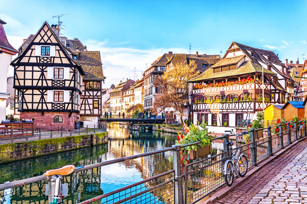 La Petite France, Strasbourg, France jigsaw puzzle in Bridges puzzles on TheJigsawPuzzles.com