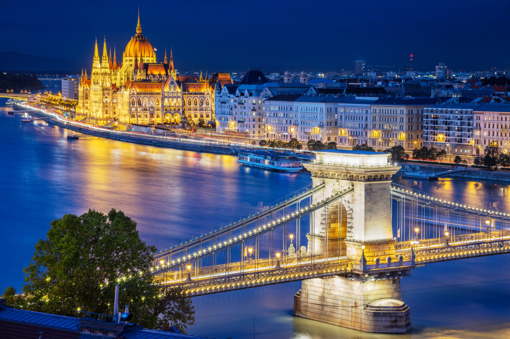 Budapest, Hungary jigsaw puzzle in Bridges puzzles on TheJigsawPuzzles.com