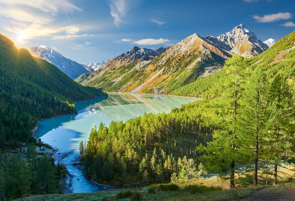 Katun Range, Altai Mountains, Siberia jigsaw puzzle in Great Sightings puzzles on TheJigsawPuzzles.com