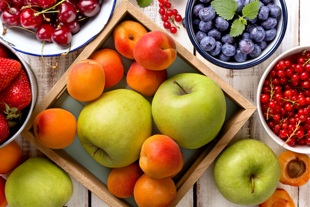 Fresh Ripe Fruits jigsaw puzzle in Fruits & Veggies puzzles on TheJigsawPuzzles.com