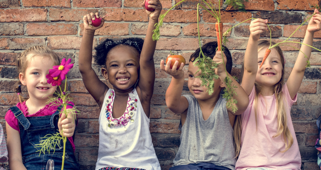 Kindergarten Kids Learning Gardening jigsaw puzzle in People puzzles on TheJigsawPuzzles.com