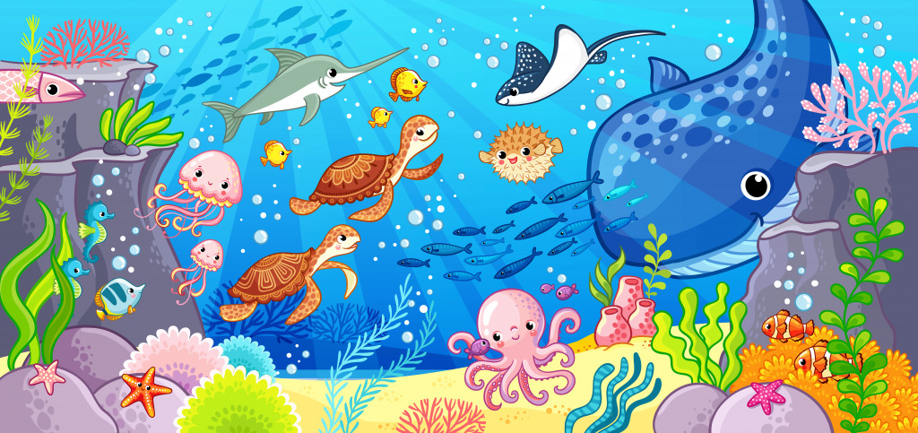 Undersea World jigsaw puzzle in Under the Sea puzzles on TheJigsawPuzzles.com