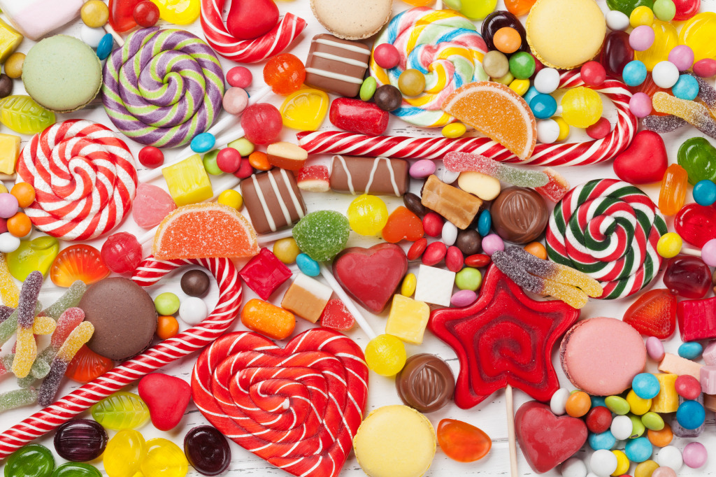 Lollipops and Candies jigsaw puzzle in Food & Bakery puzzles on TheJigsawPuzzles.com