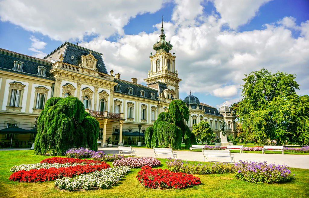 Festetics Palace, Keszthely, Hungary jigsaw puzzle in Castles puzzles on TheJigsawPuzzles.com