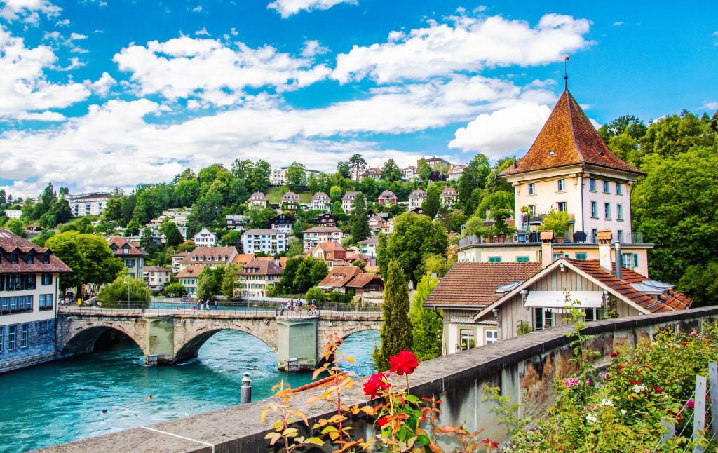 Bern Old City, Switzerland jigsaw puzzle in Bridges puzzles on TheJigsawPuzzles.com