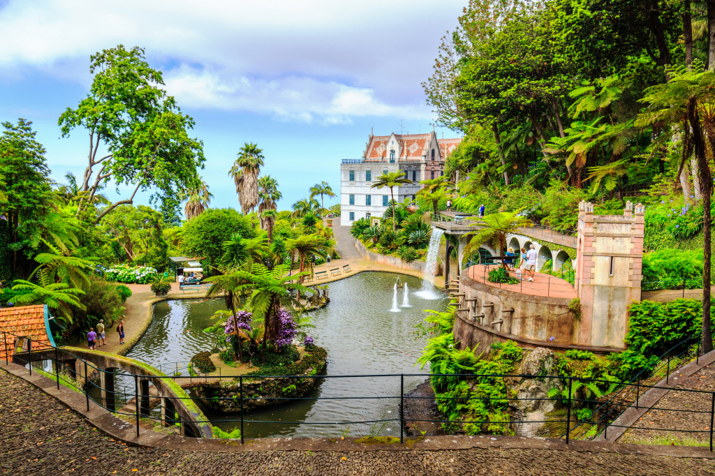 Monte Palace Garden, Madeira Island jigsaw puzzle in Waterfalls puzzles on TheJigsawPuzzles.com