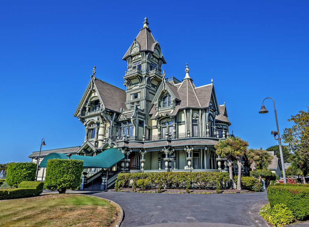 Carson Mansion, Eureka CA jigsaw puzzle in Street View puzzles on TheJigsawPuzzles.com