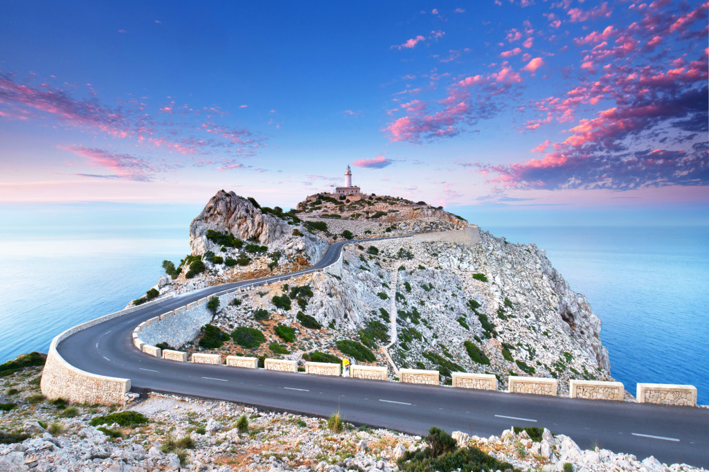 Lighthouse at Cap de Formentor, Majorca jigsaw puzzle in Great Sightings puzzles on TheJigsawPuzzles.com