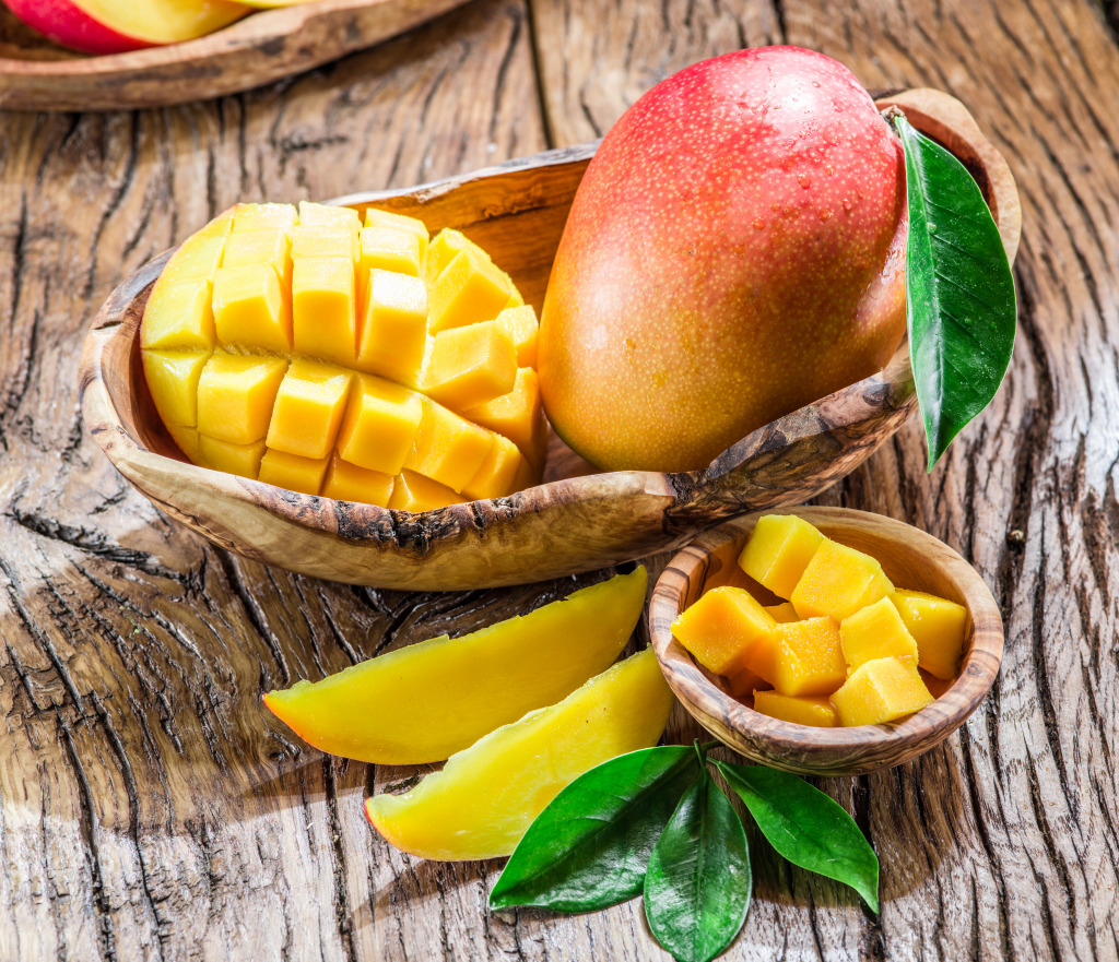 Fresh Mango jigsaw puzzle in Fruits & Veggies puzzles on TheJigsawPuzzles.com