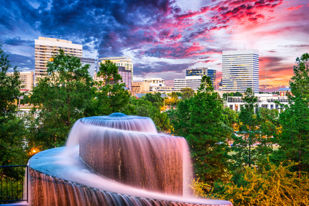 Columbia, South Carolina jigsaw puzzle in Waterfalls puzzles on TheJigsawPuzzles.com