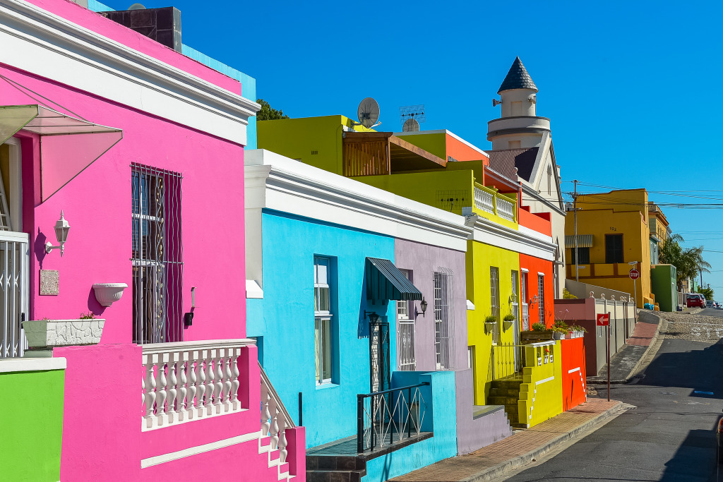 Bo-Kaap Area of Cape Town, South Africa jigsaw puzzle in Street View puzzles on TheJigsawPuzzles.com