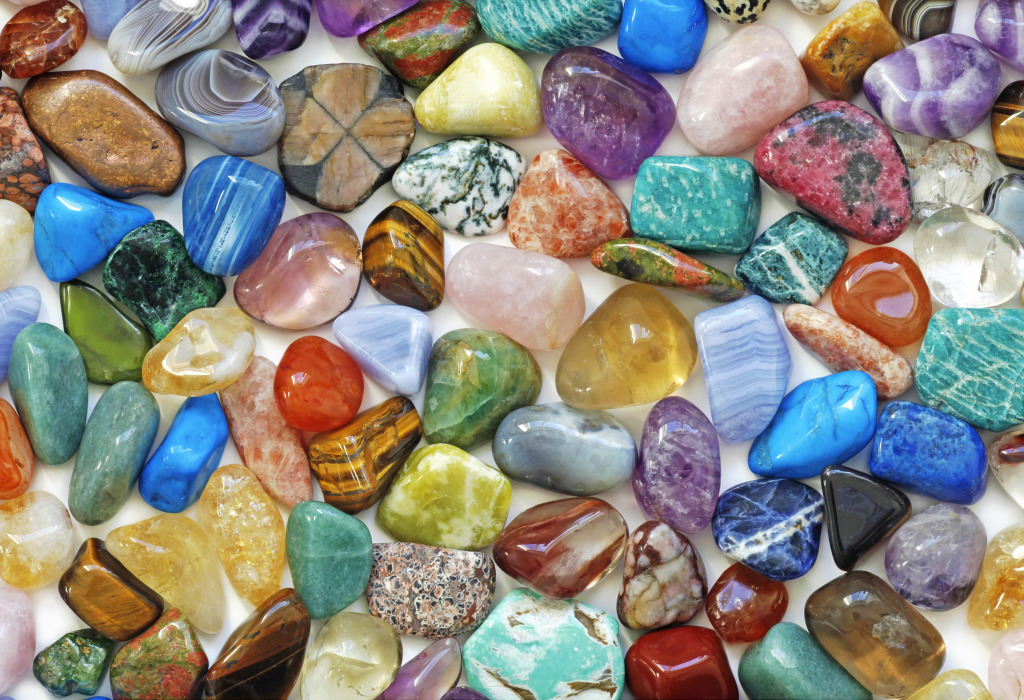 Polished Gemstones jigsaw puzzle in Macro puzzles on TheJigsawPuzzles.com