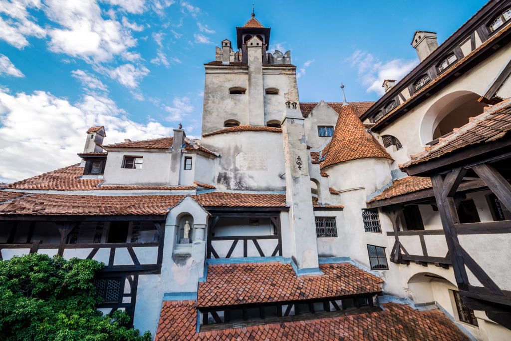 Bran Castle, Romania jigsaw puzzle in Castles puzzles on TheJigsawPuzzles.com