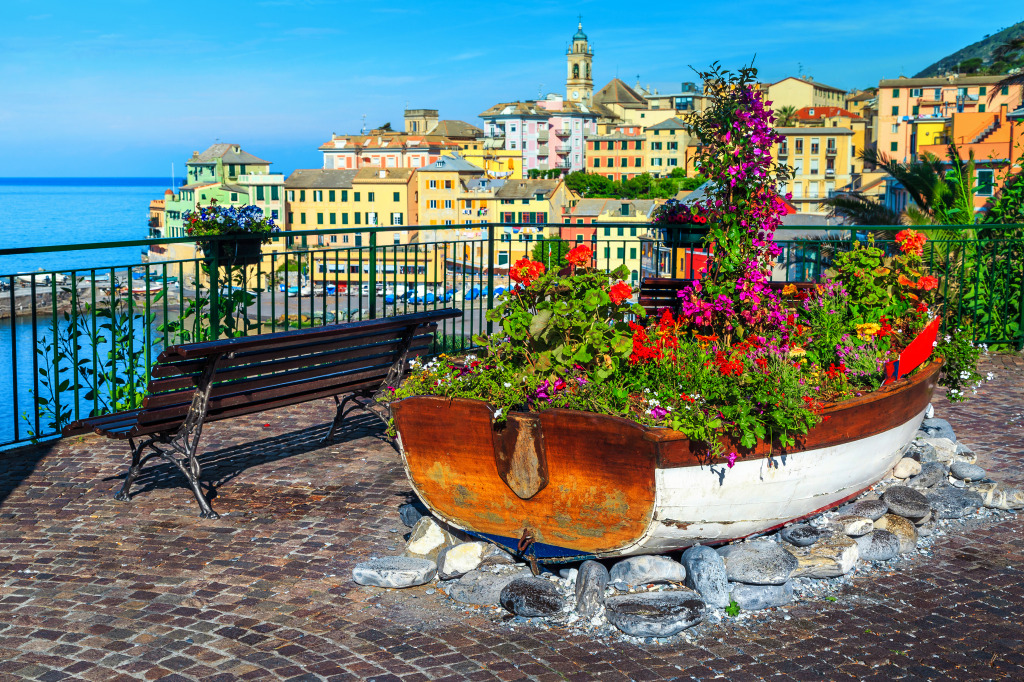 Bogliasco, Liguria, Italy jigsaw puzzle in Flowers puzzles on TheJigsawPuzzles.com