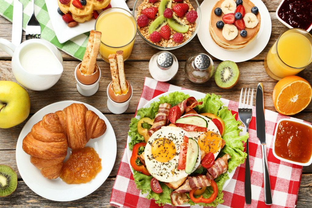 Tasty Breakfast jigsaw puzzle in Food & Bakery puzzles on TheJigsawPuzzles.com