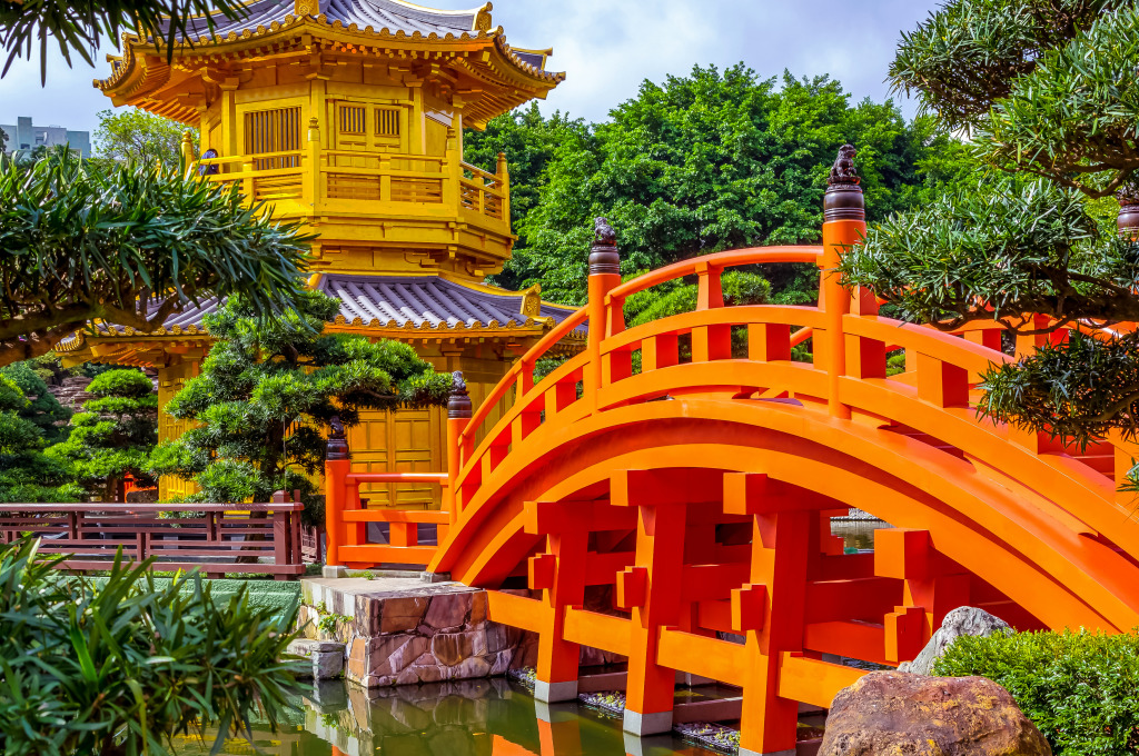 Nan Lian Garden, Hong Kong jigsaw puzzle in Bridges puzzles on TheJigsawPuzzles.com