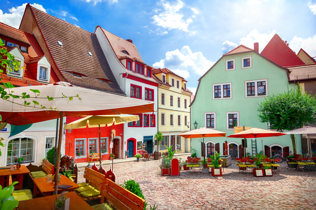 Streets of Meissen, Germany jigsaw puzzle in Puzzle of the Day puzzles on TheJigsawPuzzles.com
