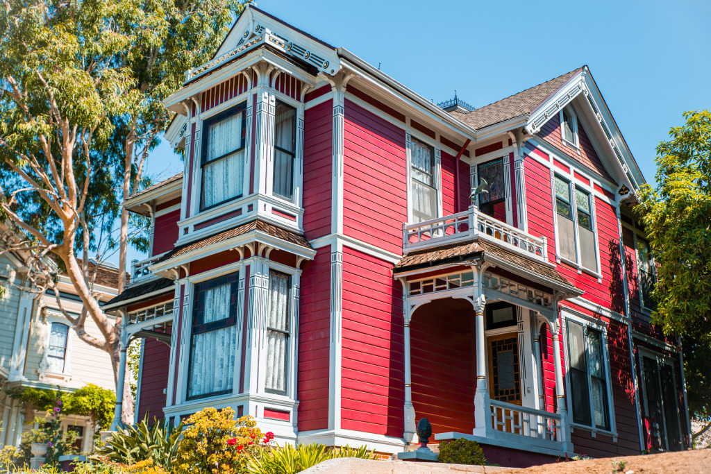 Victorian House, Angelino Heights jigsaw puzzle in Street View puzzles on TheJigsawPuzzles.com