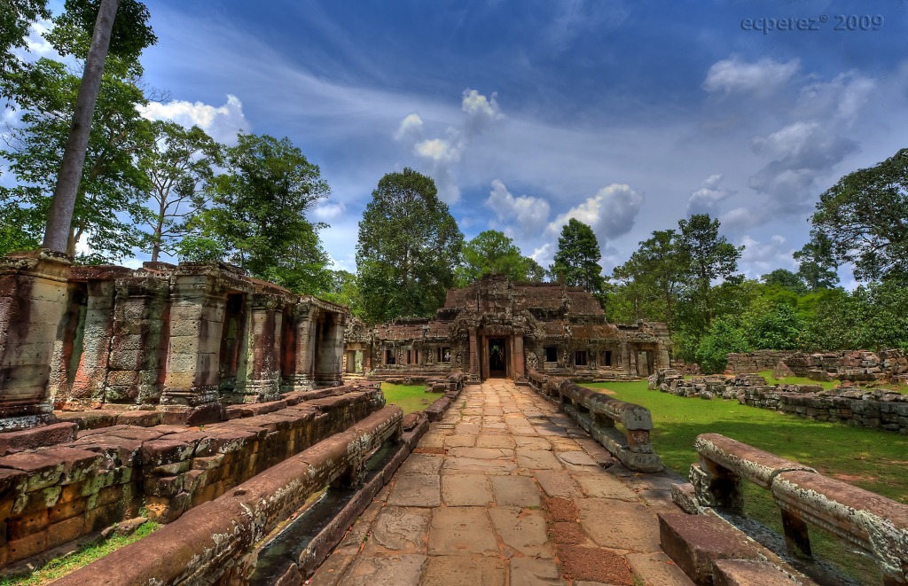 Banteay Kdei Temple, Cambodia jigsaw puzzle in Great Sightings puzzles on TheJigsawPuzzles.com