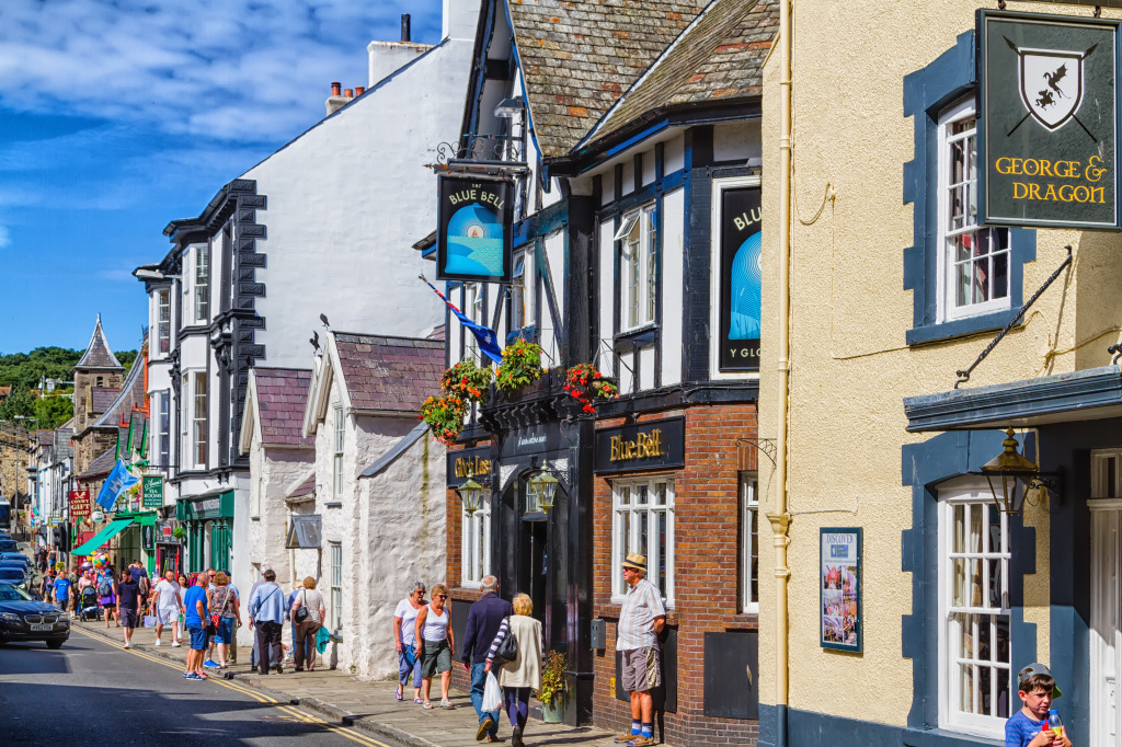 Quayside in Conwy, Wales jigsaw puzzle in Street View puzzles on TheJigsawPuzzles.com