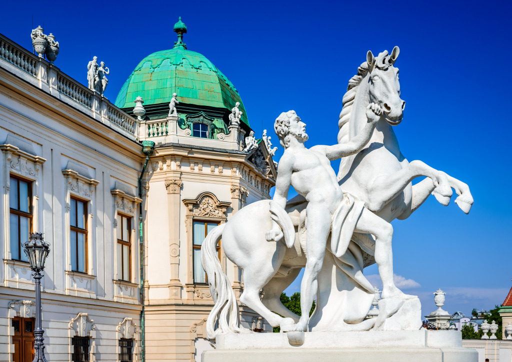 Belvedere Palace, Vienna, Austria jigsaw puzzle in Castles puzzles on TheJigsawPuzzles.com