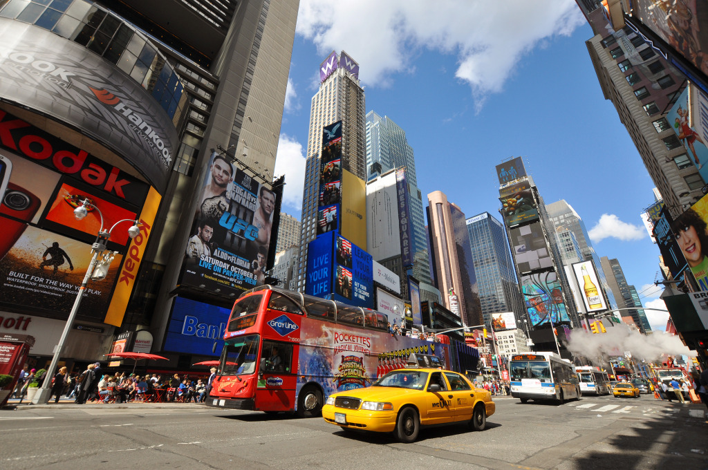 Times Square, New York City jigsaw puzzle in Street View puzzles on TheJigsawPuzzles.com